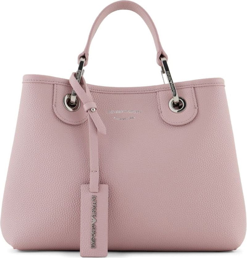 Emporio Armani Myea Small Pink Shopping Bag Pink Roze