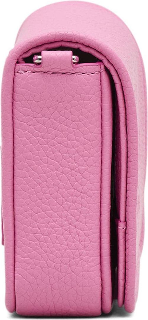 Marc Jacobs The Leather Mini Petal Pink Crossbody Bag Pink Roze