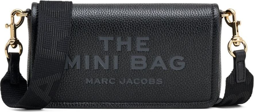 Marc Jacobs The Leather Mini Black Bag Black Zwart