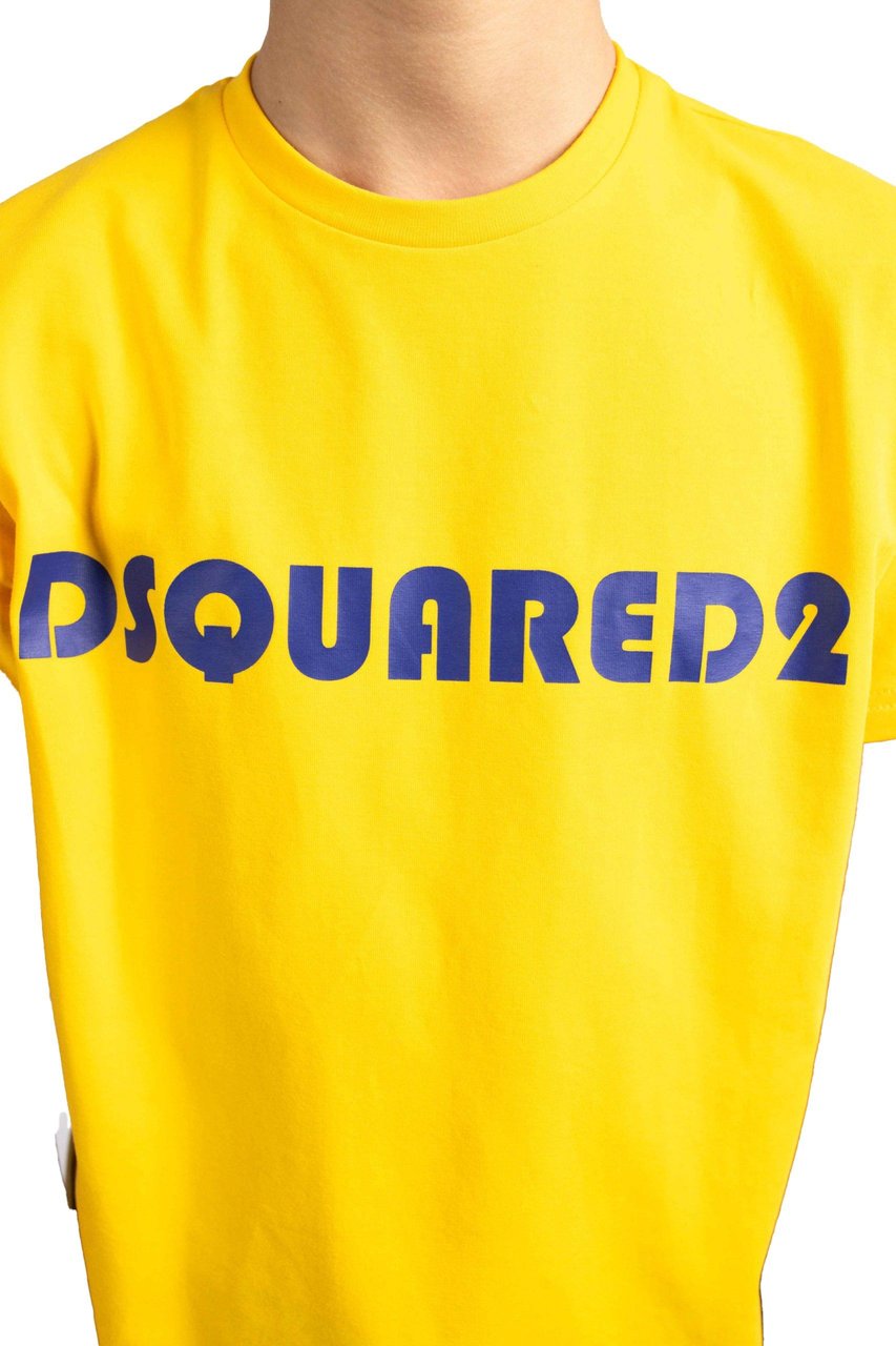 Dsquared2 Kids shirt geel Geel