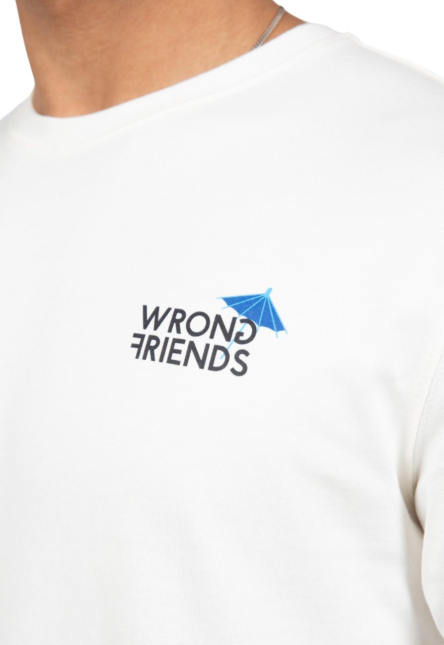 Wrong Friends TULUM T-SHIRT - COCONUT WHITE Wit