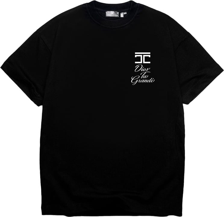 JORCUSTOM Grandi Loose Fit T-Shirt Black Zwart