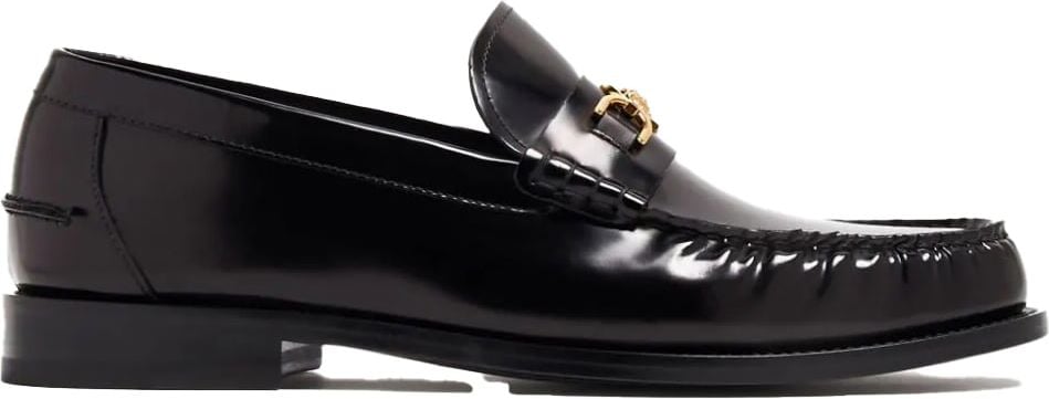 Versace Medusa '95 leather loafers Zwart