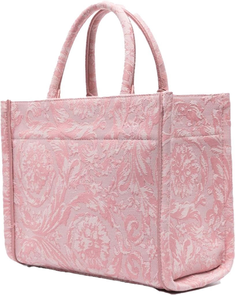 Versace small Barocco Athena tote bag Roze