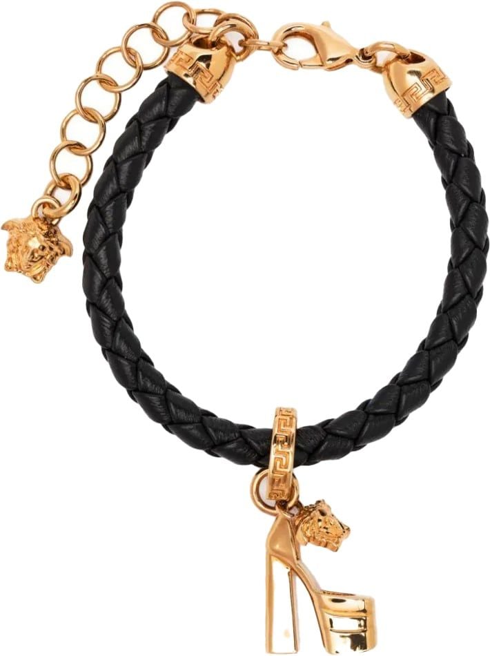 Versace Aevitas braided leather bracelet Divers