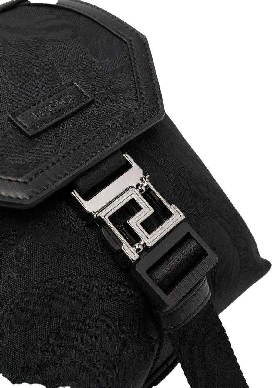 Versace Neo Nylon crossbody bag Zwart