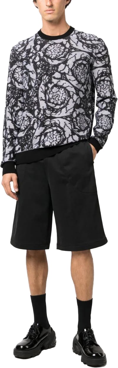 Versace Barocco Silhouette vanisé jumper Divers