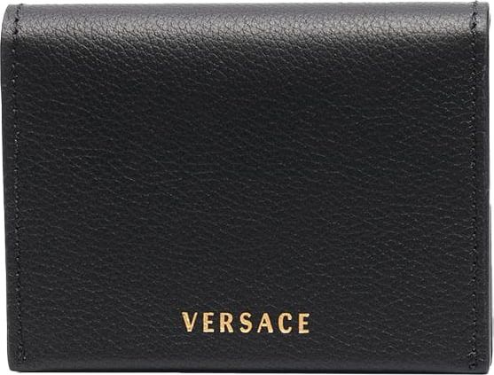 Versace La Medusa leather cardholder Zwart