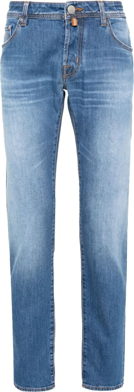 Jacob Cohen Nick mid-rise slim-fit jeans Blauw