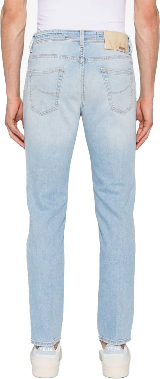 Jacob Cohen Scott slim-fit cropped jeans Blauw