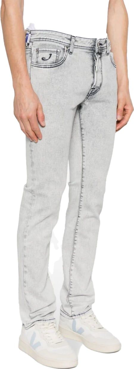 Jacob Cohen Bard mid-rise slim-fit jeans Grijs