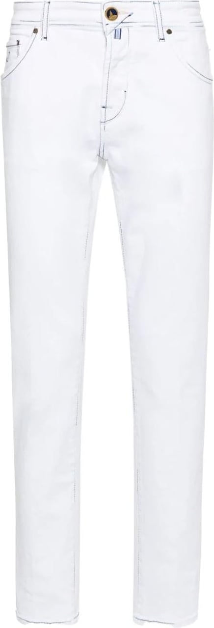 Jacob Cohen Scott slim-fit cropped jeans Wit