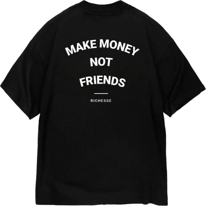 Richesse Make Money T-Shirt Zwart Zwart