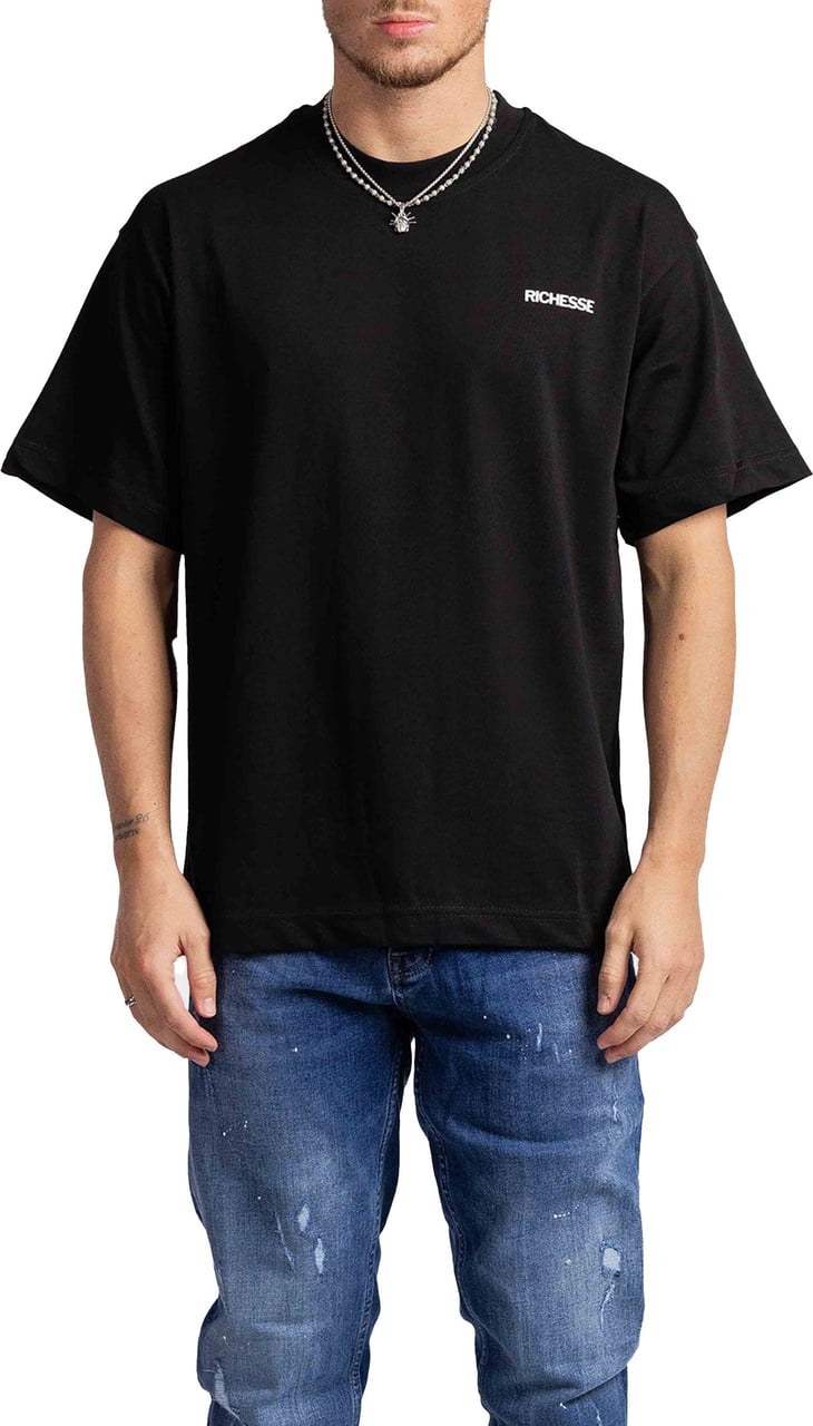 Richesse Grace T-Shirt Zwart Zwart