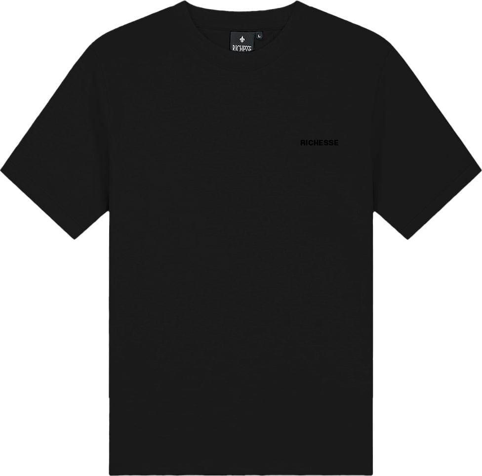 Richesse Crew Black T-Shirt Zwart