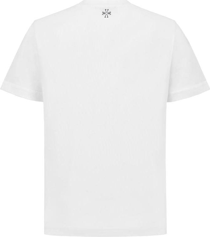 Jacob Cohen T-shirt Stamap Capri Bianco -multic Wit