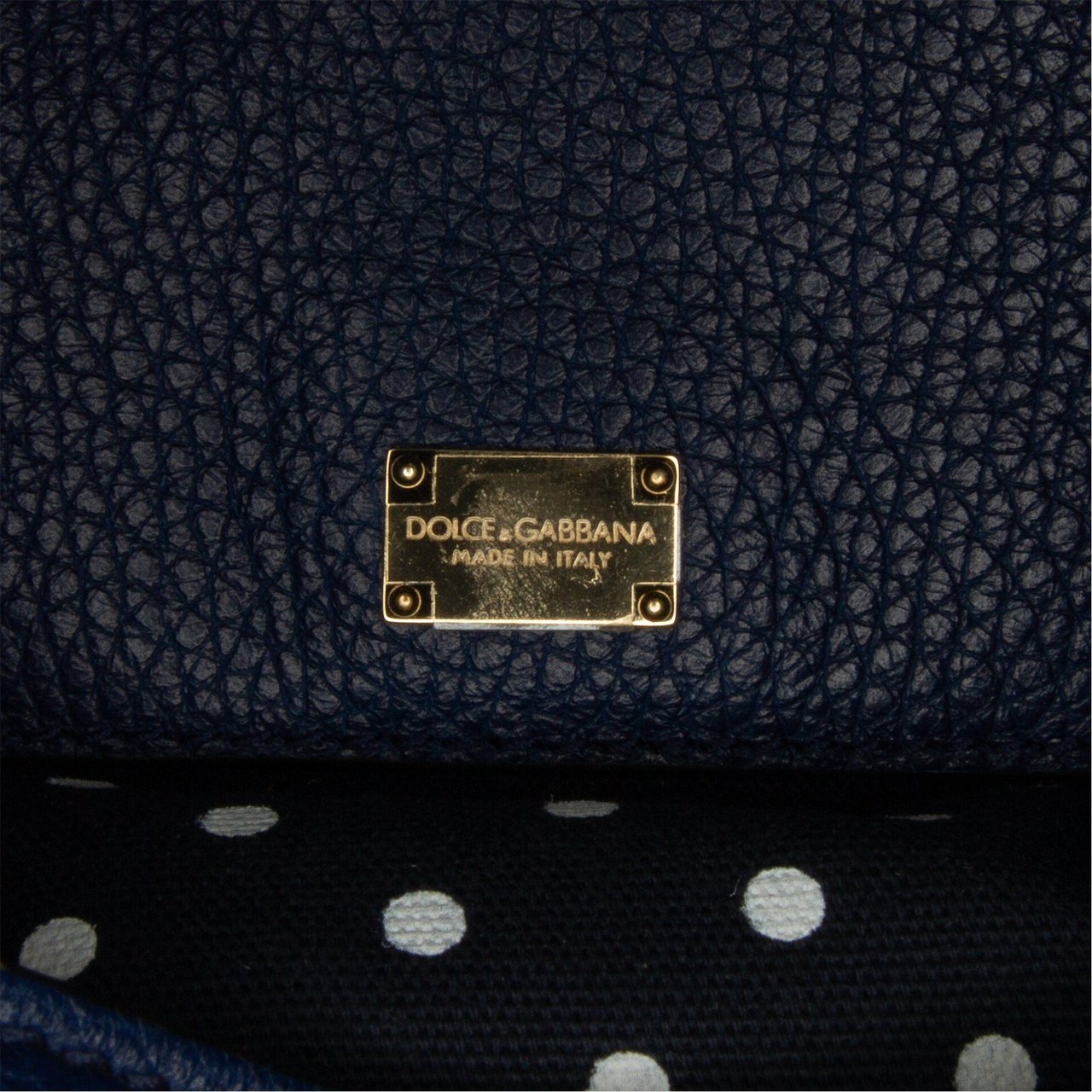 Dolce & Gabbana Small Lock Satchel Blauw