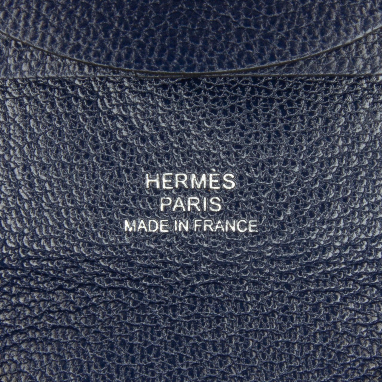 Hermès Evercolor Bastia Coin Pouch Blauw