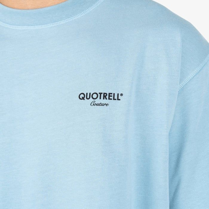 Quotrell Quotrell Couture - Sarasota T-shirt | Light Blue/blue Blauw