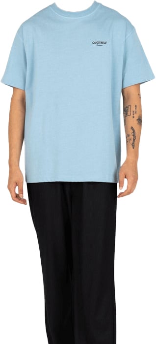 Quotrell Quotrell Couture - Sarasota T-shirt | Light Blue/blue Blauw