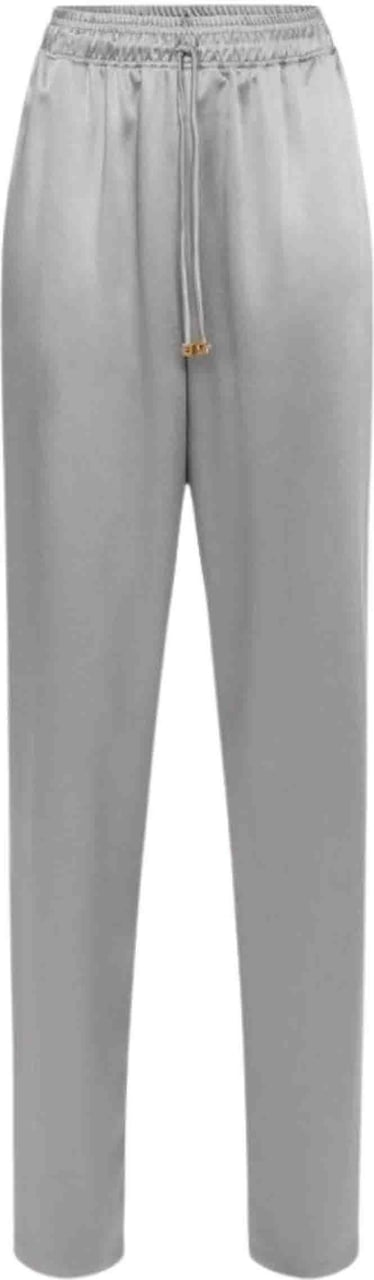 Elisabetta Franchi Trousers Grey Gray Grijs