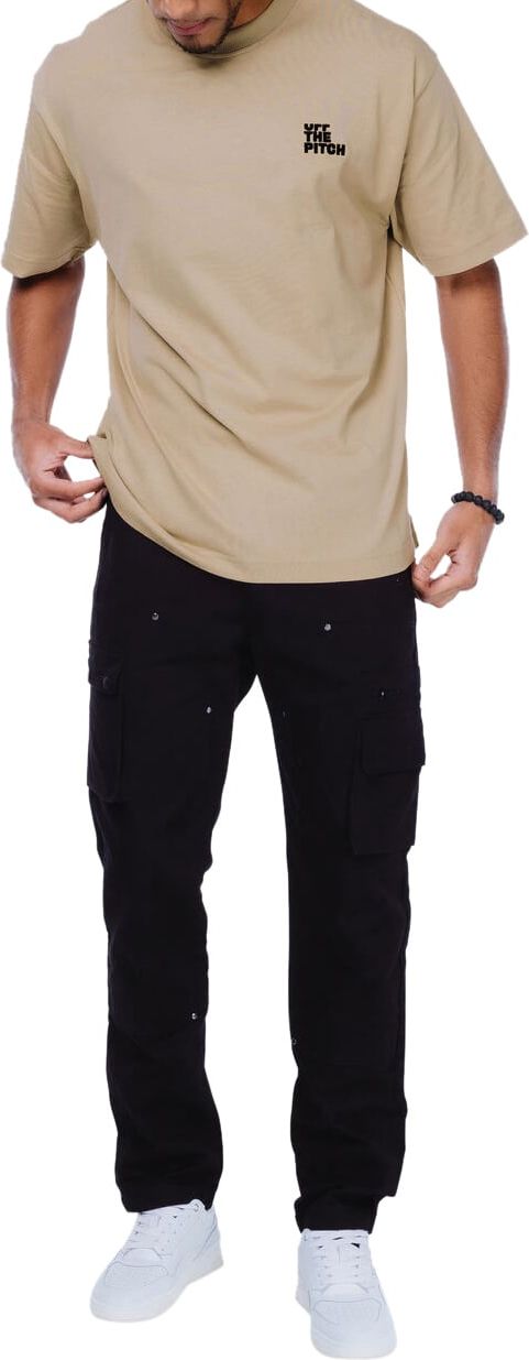 OFF THE PITCH Ignite Loose Fit T-Shirt Heren Beige Beige