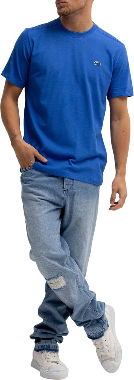Lacoste Sport Logo T-Shirt Heren Blauw Blauw