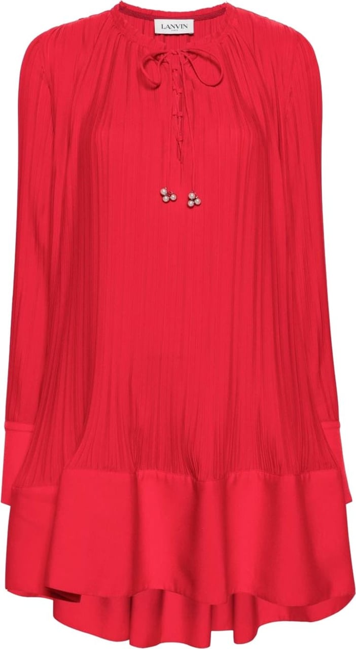 Lanvin Dresses Red Rood