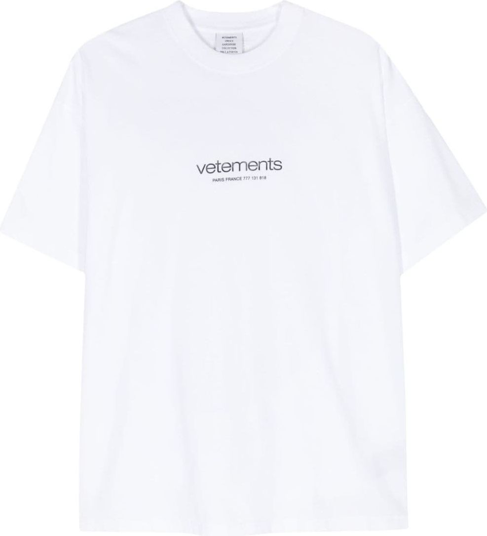 Vetements T-shirts And Polos White Wit