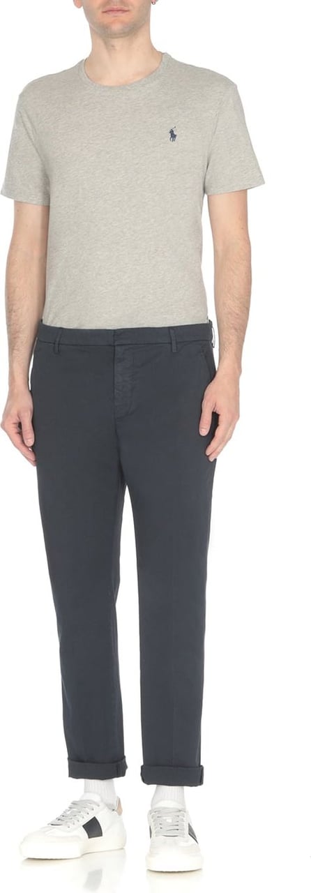 Dondup Trousers Blue Blauw