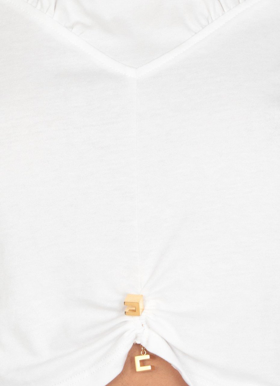 Elisabetta Franchi Sweaters White Neutraal