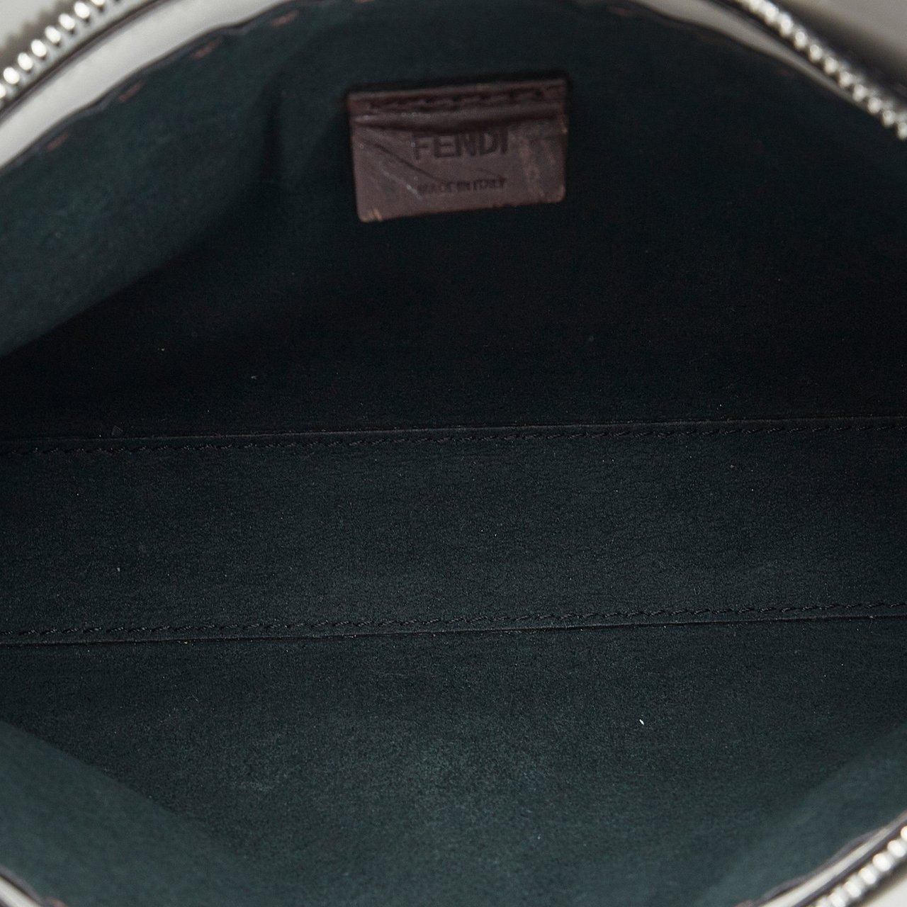 Fendi Mini Logo Debossed Shopper Bag Wit
