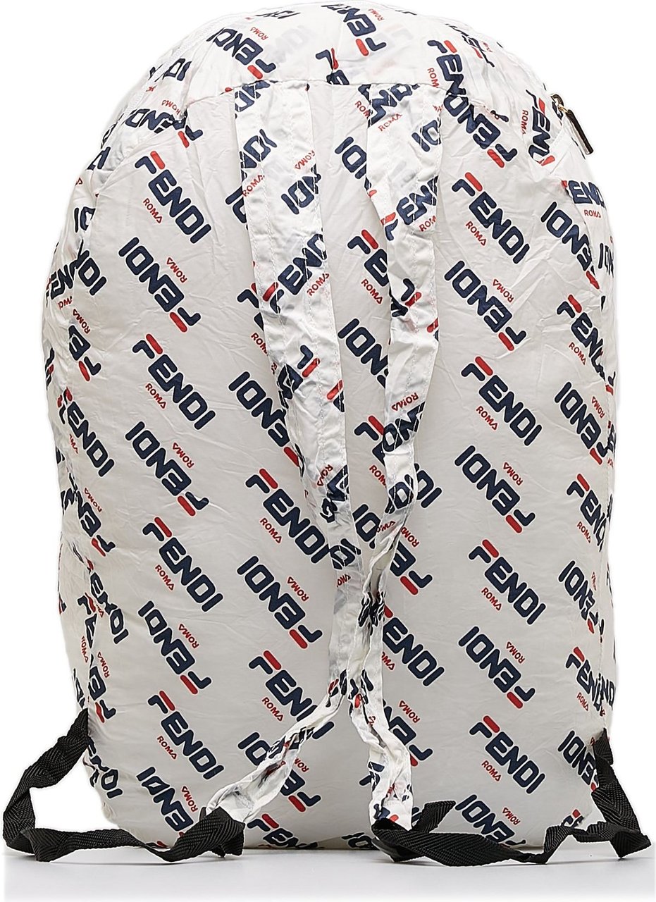 Fendi x Fila Mania Packable Backpack Wit