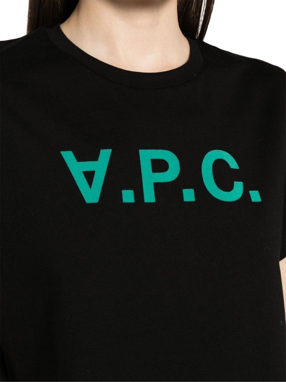 A.P.C. t-shirt vpc black Zwart