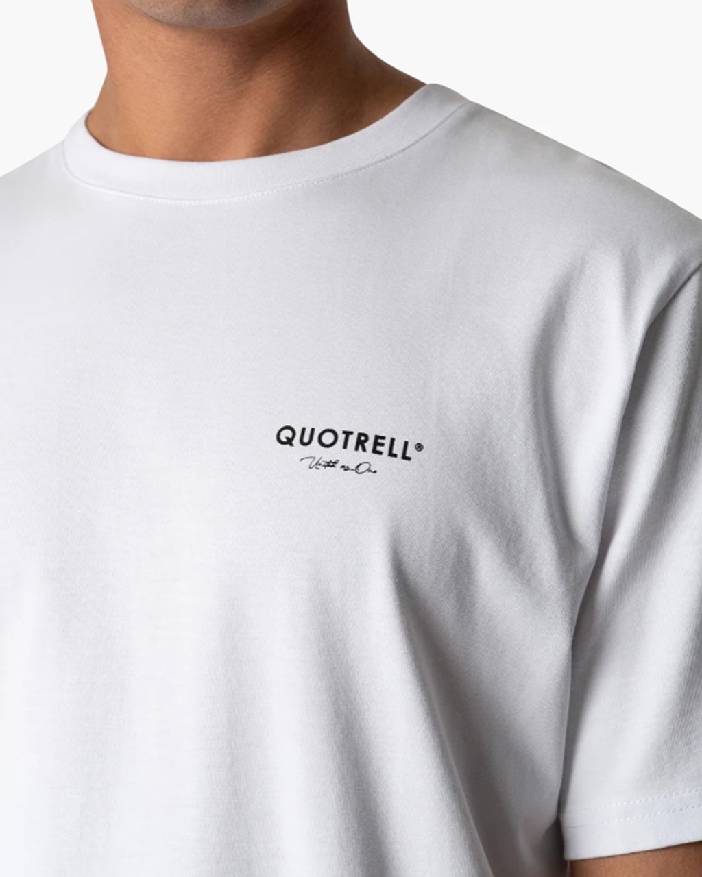 Quotrell Jaipur T-shirt | White/cobalt Groen