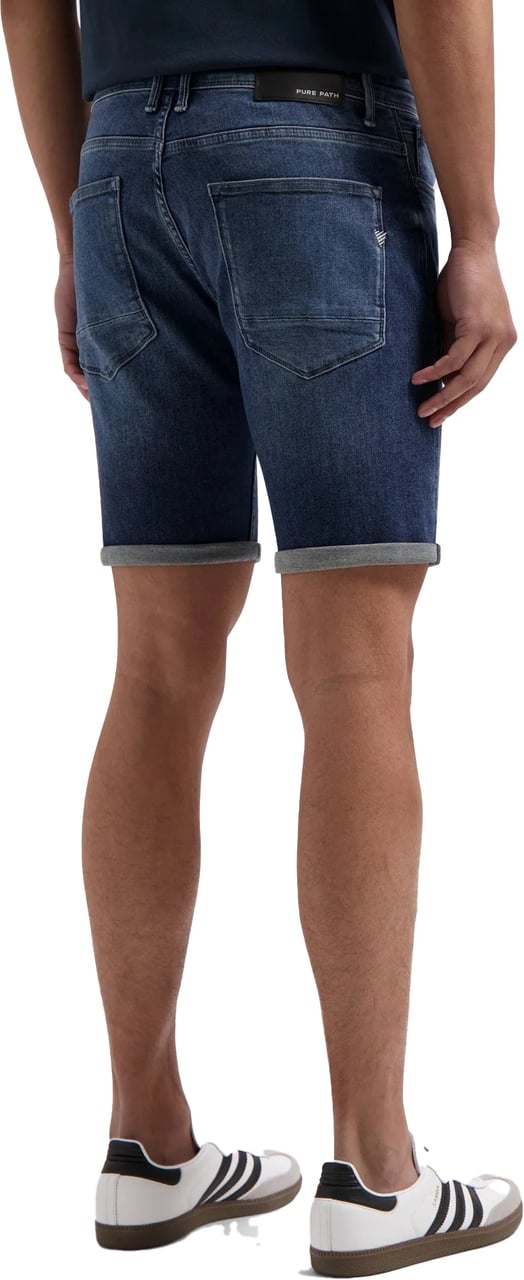 Pure Path Jeans Short The Steve W1262 Blauw