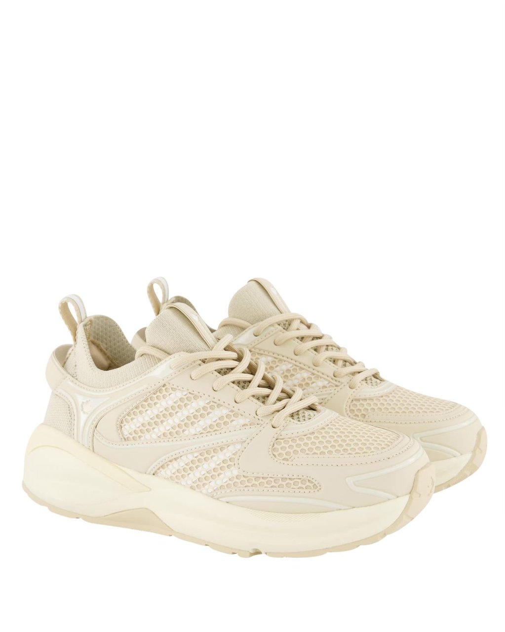 Dsquared2 Dames Lace-Up Low Top Sneakers Beige