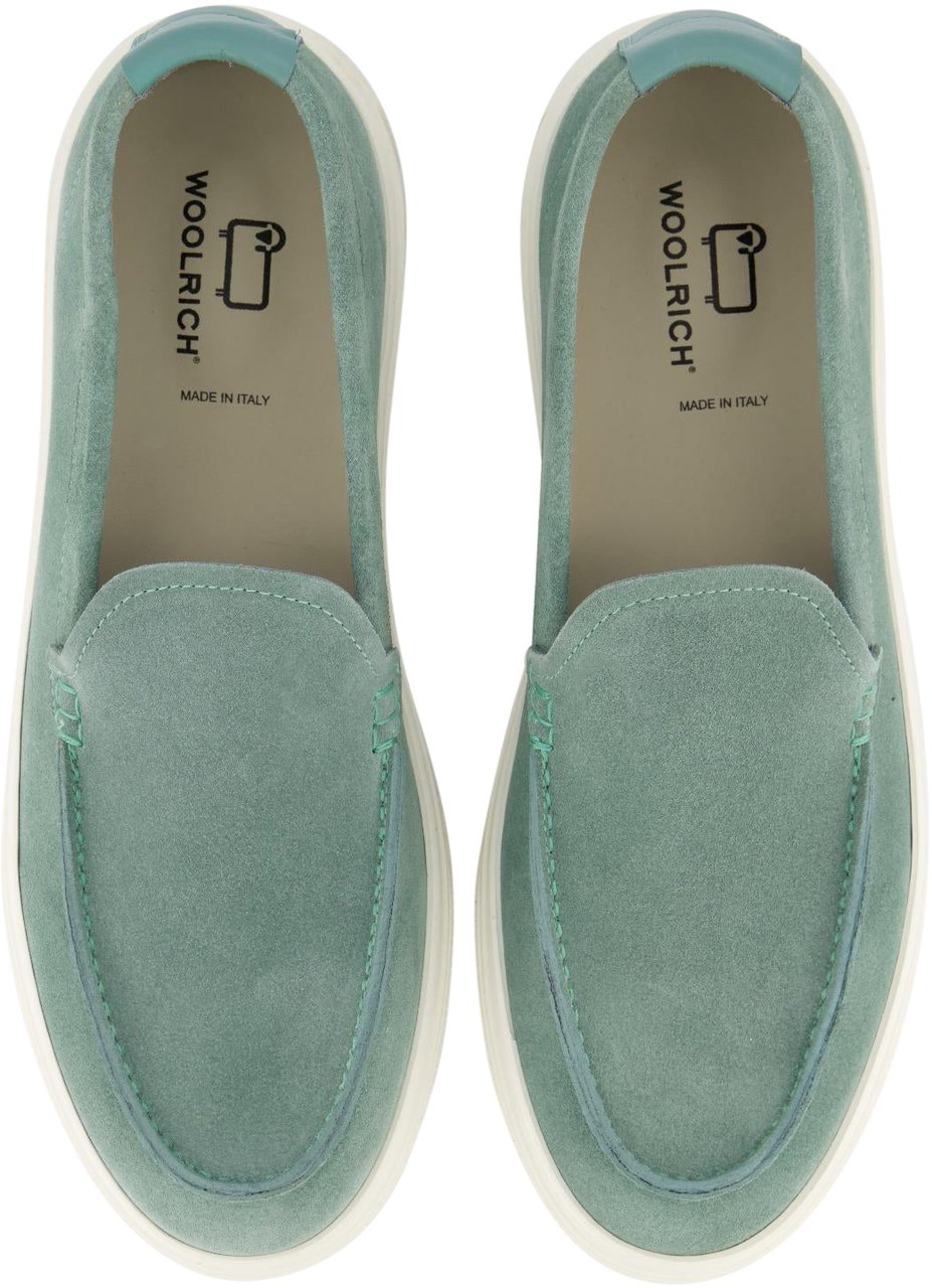 Woolrich Heren Boat Slip On Loafer Groen Groen