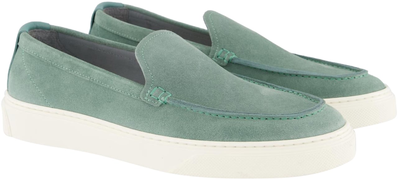 Woolrich Heren Boat Slip On Loafer Groen Groen