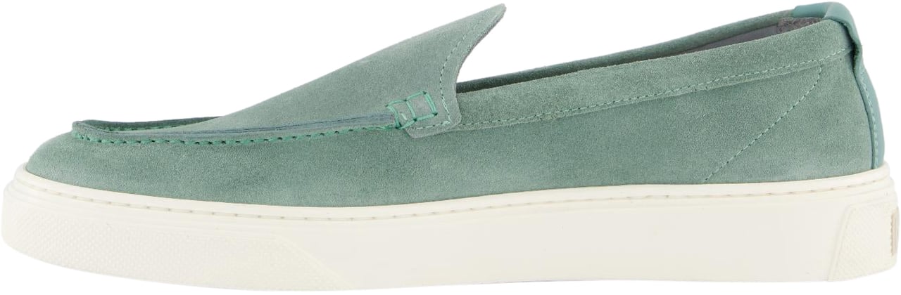 Woolrich Heren Boat Slip On Loafer Groen Groen