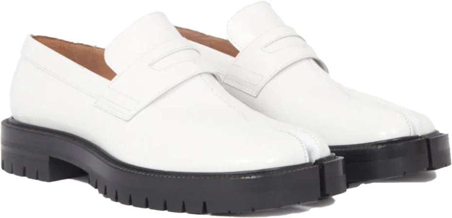 Maison Margiela Tabi County Loafer White Wit