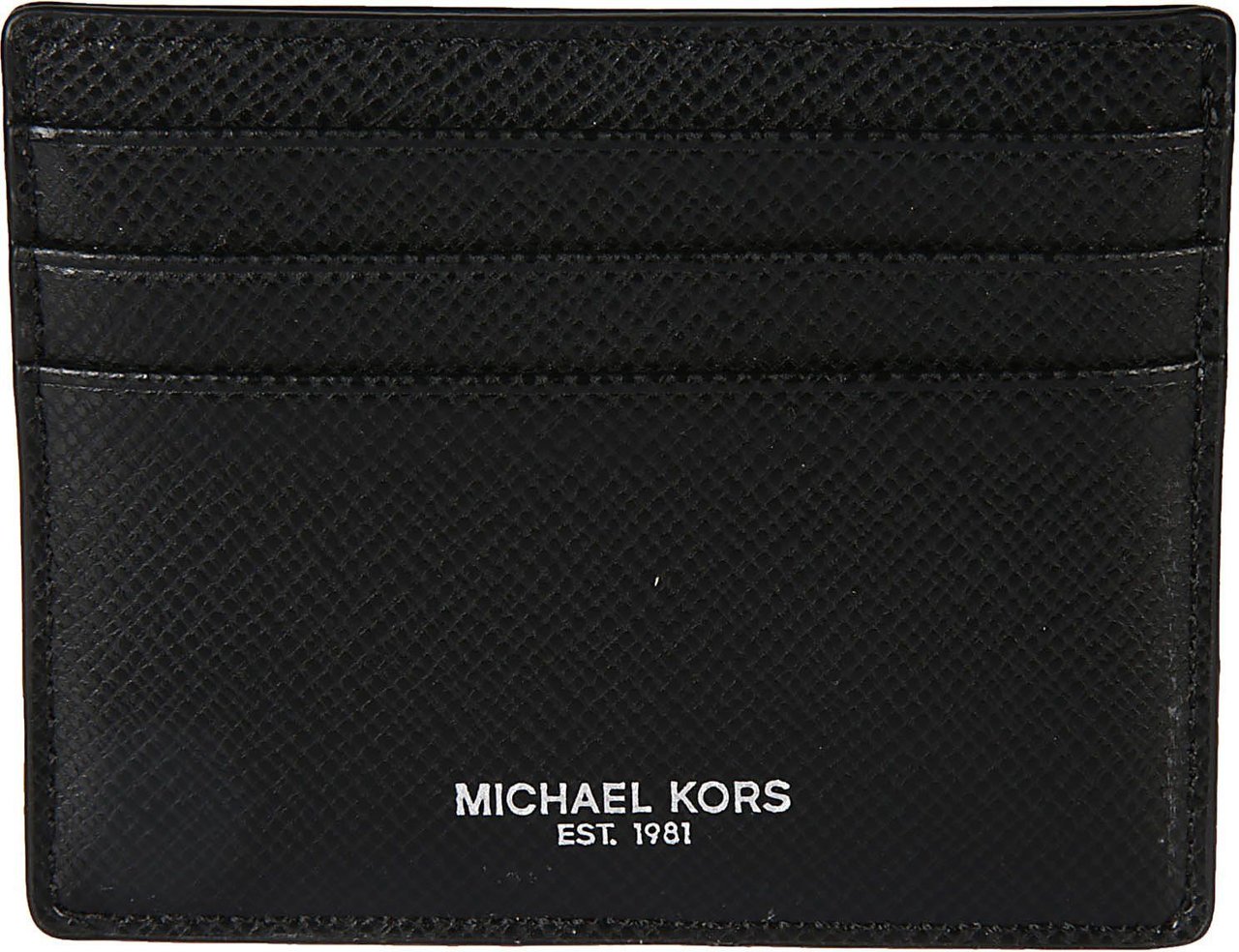 Michael Kors Harrison Credit Card Holder Black Zwart