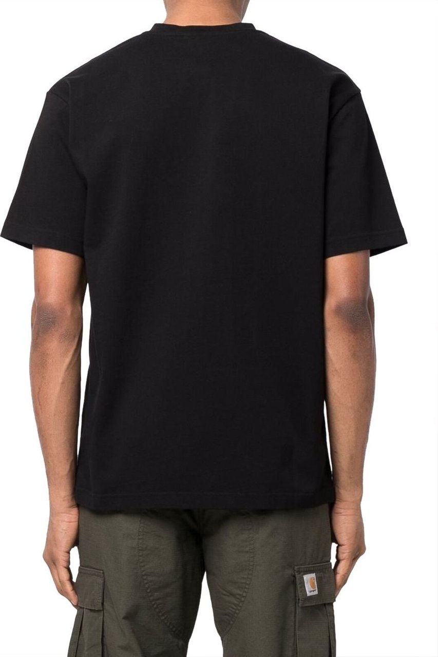 Mackage t shirt en coton biologique a logo Zwart