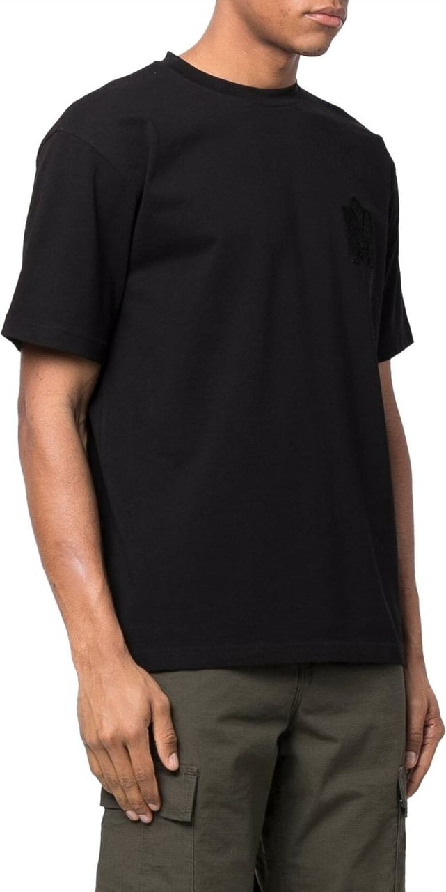 Mackage t shirt en coton biologique a logo Zwart