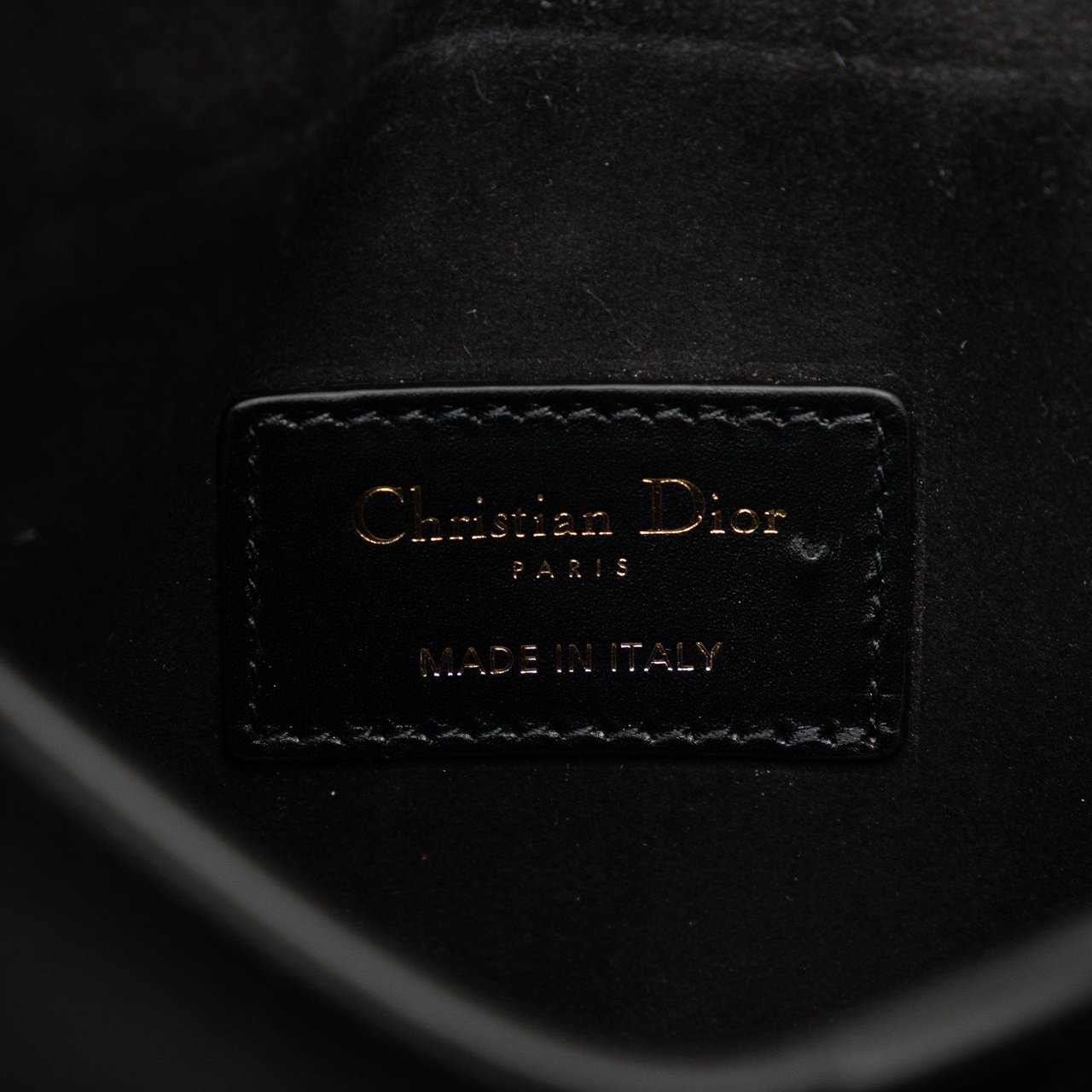 Dior Leather Saddle Belt Bag Zwart