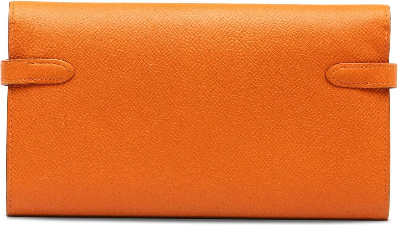 Hermès Epsom Classic Kelly Wallet Oranje