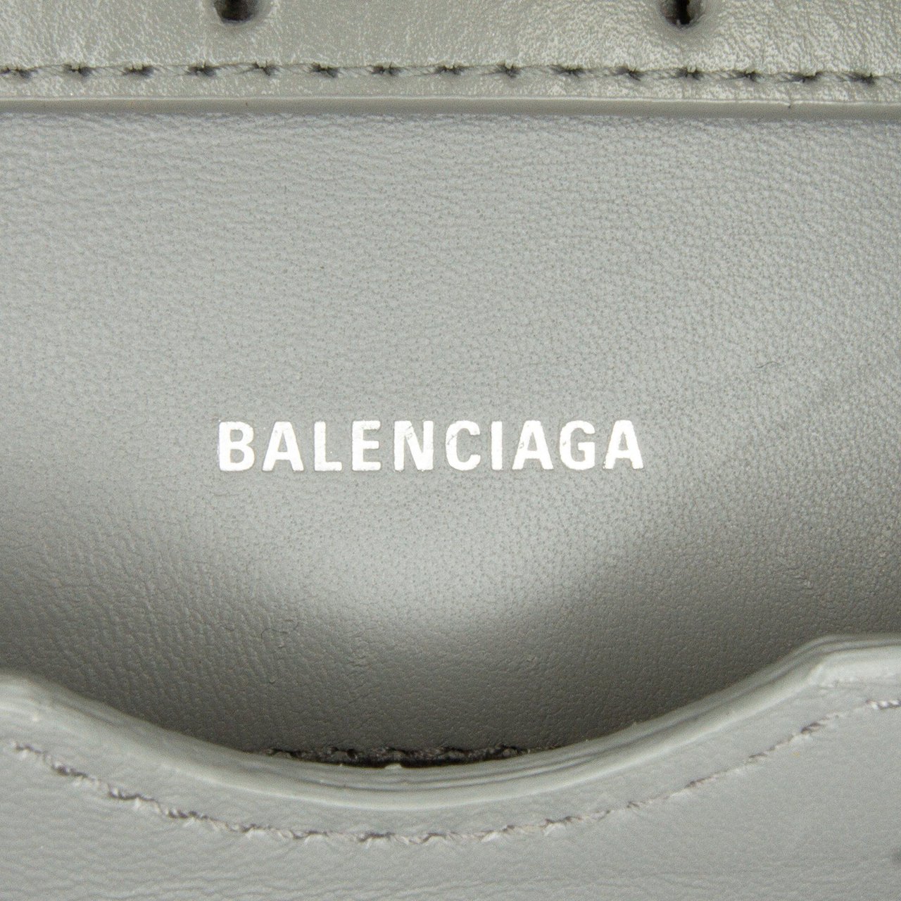 Balenciaga Small B Crossbody Bag Grijs