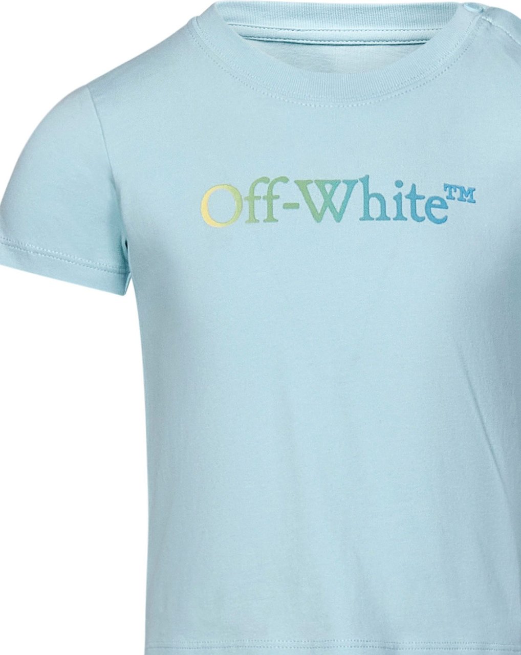 OFF-WHITE Off-White T-shirts and Polos Clear Blue Blauw