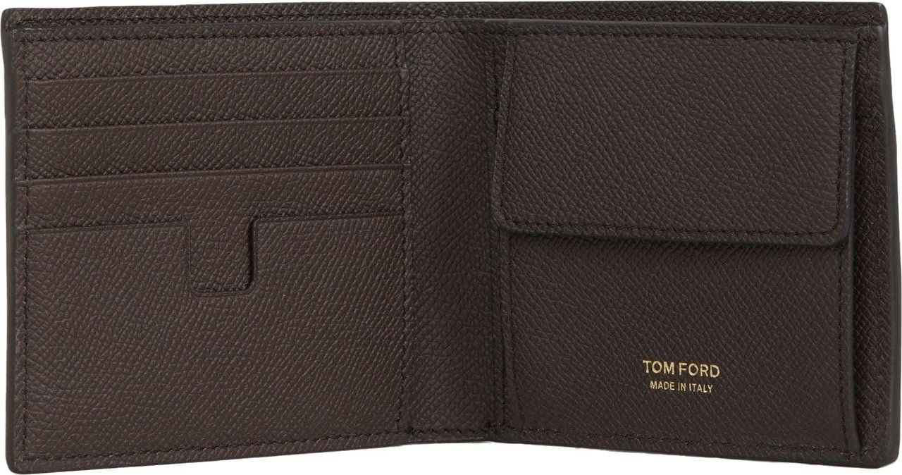 Tom Ford Leather Logo Wallet Bruin