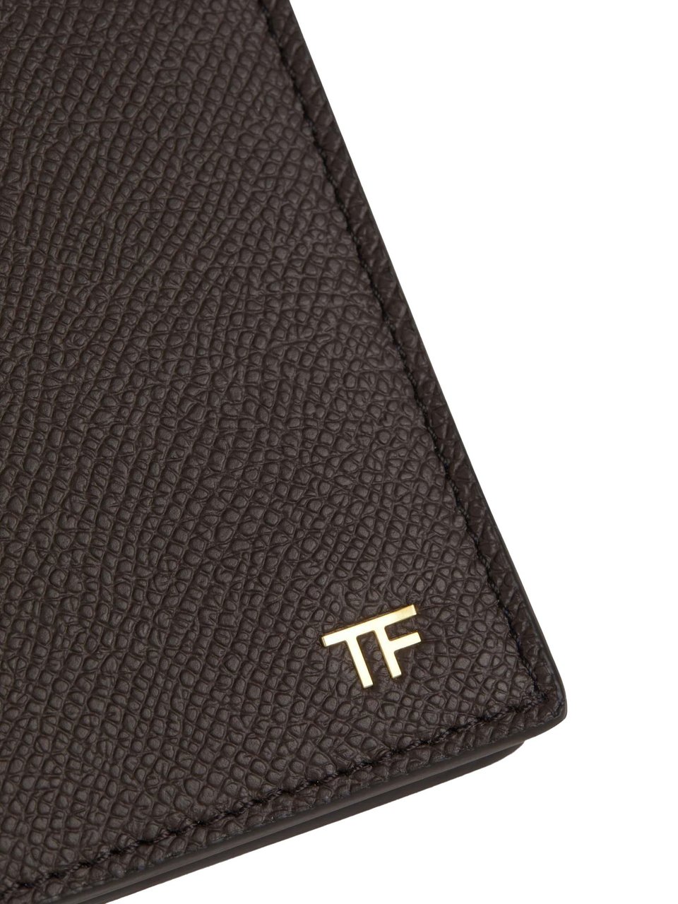 Tom Ford Leather Logo Wallet Bruin